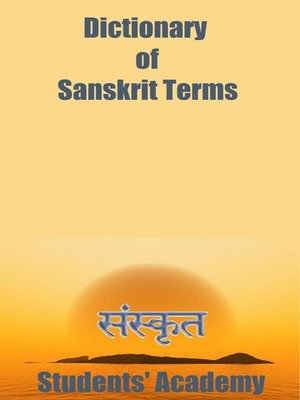 cover image of Dictionary of Sanskrit Terms